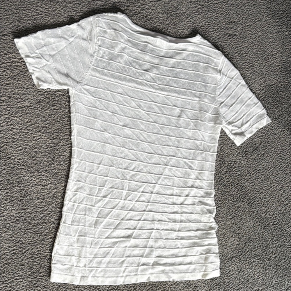 NWOT - Feline Creamy White Lace Detail Top. Various Sizes. - Picture 5 of 5